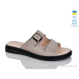 Фотография Шлепки женские облегченные Лето 110 капучино к. (6 пар р.36-40) "Sali" недорого оптом от прямого поставщика