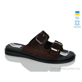 Фотография Шлепки женские облегченные Лето 110 шоколад з. (6 пар р.36-40) "Sali" недорого оптом от прямого поставщика