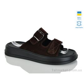 Фотография Шлепки женские облегченные Лето 10 шоколад з. (6 пар р.36-40) "Sali" недорого оптом от прямого поставщика