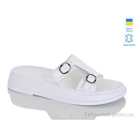 Фотография Шлепки женские облегченные Лето 11 білий к. (6 пар р.36-40) "Sali" недорого оптом от прямого поставщика