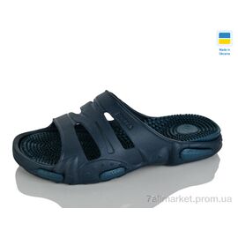 Фотография Шлепки мужские пляжные Лето B61 синій (6 пар р.40-46) "M&L  Alex13" недорого оптом от прямого поставщика