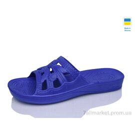 Фотография Шлепки женские облегченные Лето Прогресс Ж133 синій (8 пар р.36-41) "Progress" недорого оптом от прямого поставщика