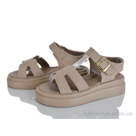 Фотография Босоножки детские летние Лето ZC2280-2 khaki (6 пар р.32-37) "Clibee-ShoSho" недорого оптом от прямого поставщика