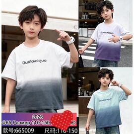 Фотография Футболка детская на мальчика 665009 mint р.110-150 "Meloria" недорого оптом от прямого поставщика