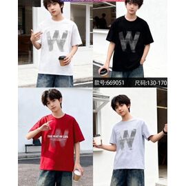 Фотография Футболка детская на мальчика 669051 black р.130-170 "Meloria" недорого оптом от прямого поставщика