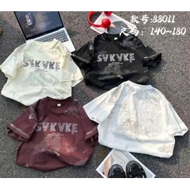 Фотография Футболка детская на мальчика 88011 brown р.140-180 "Meloria" недорого оптом от прямого поставщика