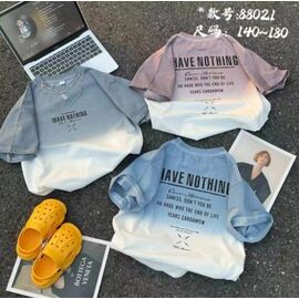 Фотография Футболка детская на мальчика 88021 beige р.140-180 "Meloria" недорого оптом от прямого поставщика