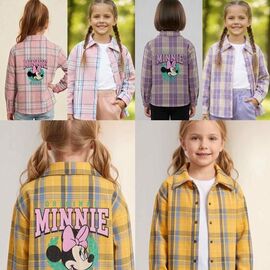 Фотография Рубашка детская на девочку ML5153 yellow р.140-146 "Meloria" недорого оптом от прямого поставщика