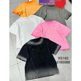 Фотография Футболка детская на девочку XS162 black р.120-170 "Meloria" недорого оптом от прямого поставщика