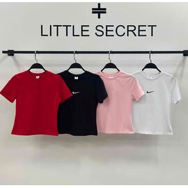 Фотография Футболка женская 1080 red р.S-L "Little Secret" недорого оптом от прямого поставщика