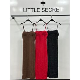 Фотография Платье летнее женское 2004 brown р.S-L "Little Secret" недорого оптом от прямого поставщика