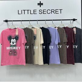 Фотография Футболка женская 400460 pink р.one size "Little Secret" недорого оптом от прямого поставщика