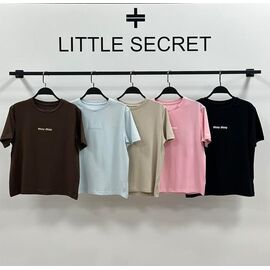 футболка жіноча 500520 l.blue р.S-L "Little Secret" недорого оптом від прямого постачальника