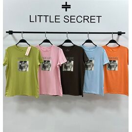 Фотография Футболка женская 600074 orange р.one size "Little Secret" недорого оптом от прямого поставщика