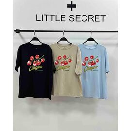 Фотография Футболка женская 600092 l.blue р.one size "Little Secret" недорого оптом от прямого поставщика