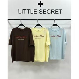 Фотография Футболка женская 600104 l.blue р.one size "Little Secret" недорого оптом от прямого поставщика