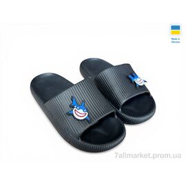 Фотография Шлепки детские летние Лето 022 чорний (6 пар р.24-29) "Rai shoes" недорого оптом от прямого поставщика