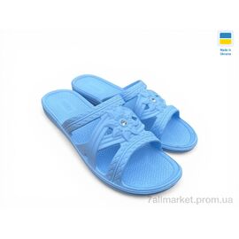 Фотография Шлепки женские облегченные Лето Камінь блакитний (8 пар р.36-41) "Rai shoes" недорого оптом от прямого поставщика