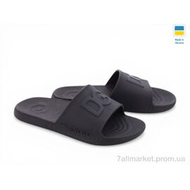 Фотография Шлепки мужские пляжные Лето 131 чорний (8 пар р.41-46) "Rai shoes" недорого оптом от прямого поставщика