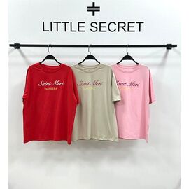 Фотография Футболка женская 600104 pink р.one size "Little Secret" недорого оптом от прямого поставщика