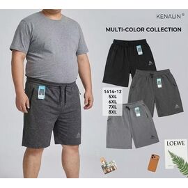 Фотография Шорты мужские 1414-12 mix р.5XL-8XL "Алия" недорого оптом от прямого поставщика