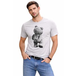 Футболка чоловіча AL102 grey р.M-3XL "Алия" недорого оптом від прямого постачальника