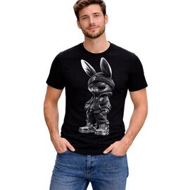 Футболка чоловіча AL106 black р.M-3XL "Алия" недорого оптом від прямого постачальника