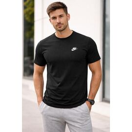Футболка чоловіча AL109 black р.2XL-6XL "Алия" недорого оптом від прямого постачальника