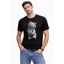 Футболка чоловіча AL111 black р.M-3XL "Алия" недорого оптом від прямого постачальника