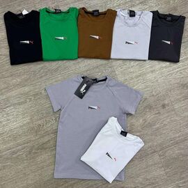 Фотография Футболка детская на мальчика MR728-230-1 black р.4-8 "MirWear" недорого оптом от прямого поставщика