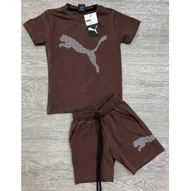 Фотография Костюм детский на мальчика MR800-287-1 brown р.4-8 "MirWear" недорого оптом от прямого поставщика