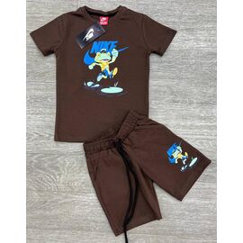 Фотография Костюм детский на мальчика MR806-287-1 brown р.4-8 "MirWear" недорого оптом от прямого поставщика