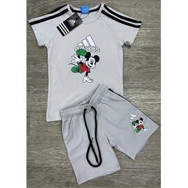 Фотография Костюм детский на мальчика MR812-287-1 l.grey р.4-8 "MirWear" недорого оптом от прямого поставщика