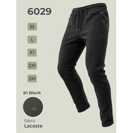 Штани спортивні чоловічі 6029 black р.M-3XL "2BRO" недорого оптом від прямого постачальника