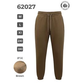 Штани спортивні чоловічі 62027 brown р.M-3XL "2BRO" недорого оптом від прямого постачальника