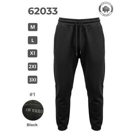 Штани спортивні чоловічі 62033 black р.M-3XL "2BRO" недорого оптом від прямого постачальника