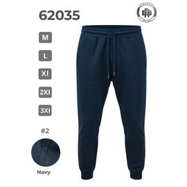 Штани спортивні чоловічі 62035 navy р.M-3XL "2BRO" недорого оптом від прямого постачальника