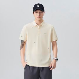 Фотография Футболка мужская 8303 beige р.L-4XL "2BRO" недорого оптом от прямого поставщика