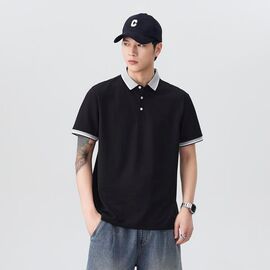 Фотография Футболка мужская 8332 black р.L-4XL "2BRO" недорого оптом от прямого поставщика