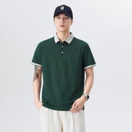 Фотография Футболка мужская 8332 green р.L-4XL "2BRO" недорого оптом от прямого поставщика