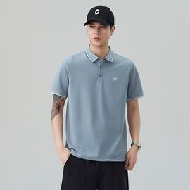 Фотография Футболка мужская 8335 grey р.L-4XL "2BRO" недорого оптом от прямого поставщика