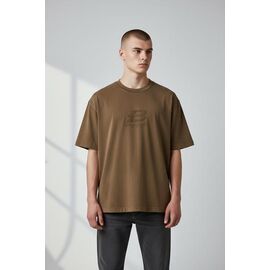 Фотография Футболка мужская BR934 brown р.M-2XL "2BRO" недорого оптом от прямого поставщика