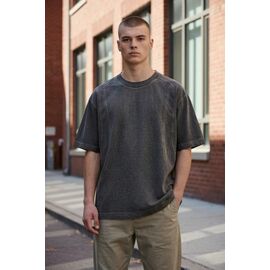 Фотография Футболка мужская BR948 d.grey р.M-2XL "2BRO" недорого оптом от прямого поставщика