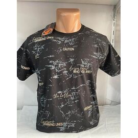 Футболка чоловіча SB1902 black р.S-2XL "Sabihina" недорого оптом від прямого постачальника