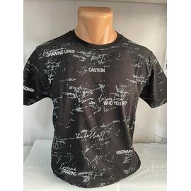 Футболка чоловіча SB1903 black р.S-2XL "Sabihina" недорого оптом від прямого постачальника