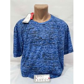 Футболка чоловіча SB1924 blue р.3XL-6XL "Sabihina" недорого оптом від прямого постачальника