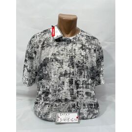 Футболка чоловіча SB1929 grey р.3XL-6XL "Sabihina" недорого оптом від прямого постачальника