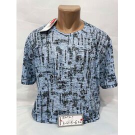 Футболка чоловіча SB1933 l.blue р.3XL-6XL "Sabihina" недорого оптом від прямого постачальника