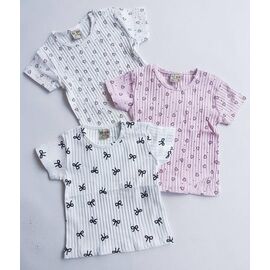 Фотография Футболка детская на девочку 12640 pink р.1-4 "Meloria" недорого оптом от прямого поставщика