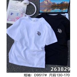 Фотография Футболка детская на мальчика 9517 black р.130-170 "Meloria" недорого оптом от прямого поставщика